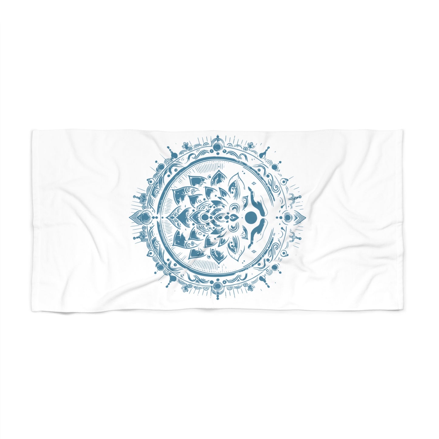 "Tranquil" - I -  Mantra Inspired Beach Towel