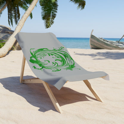 Prosperity -II - Mantra-Inspired Beach Towel