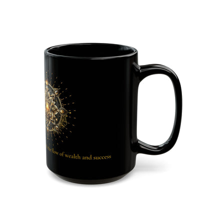 "Harmony" - I - Series Mantra-Inspired Black Mug (11oz, 15oz) D2