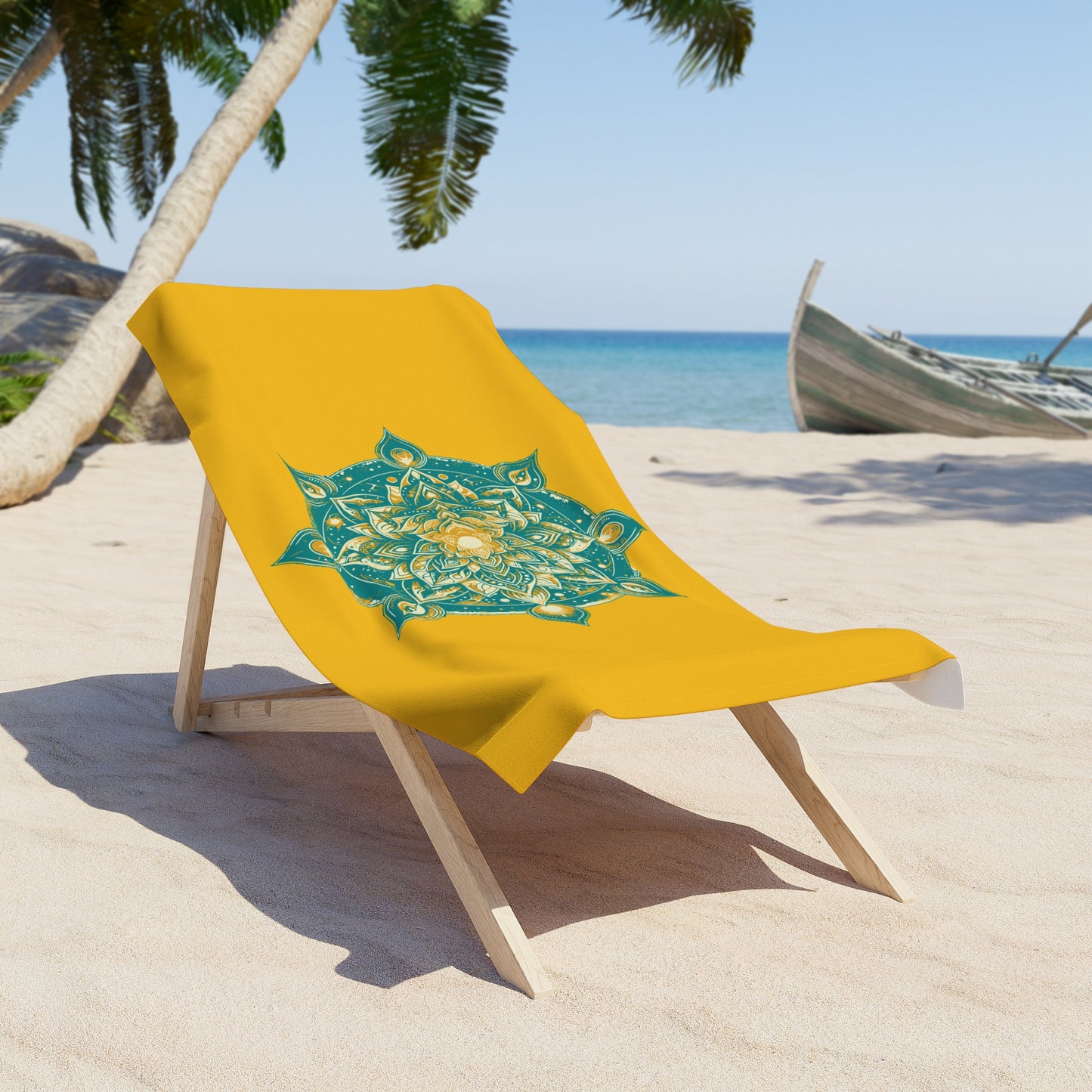 "Harmony" -I-  Mantra Inspired Beach Towel