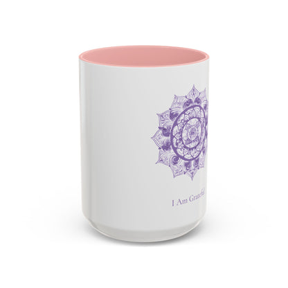 "Gratitude" III Mantra Inspired Coffee Mug (11oz, 15oz)